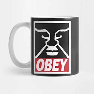 OBEY STICKERFACE (BLACK) Mug